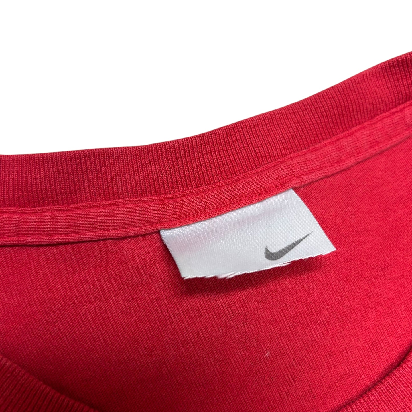 Mid-2000s Nike Basketball Red Graphic T-Shirt - Size Medium