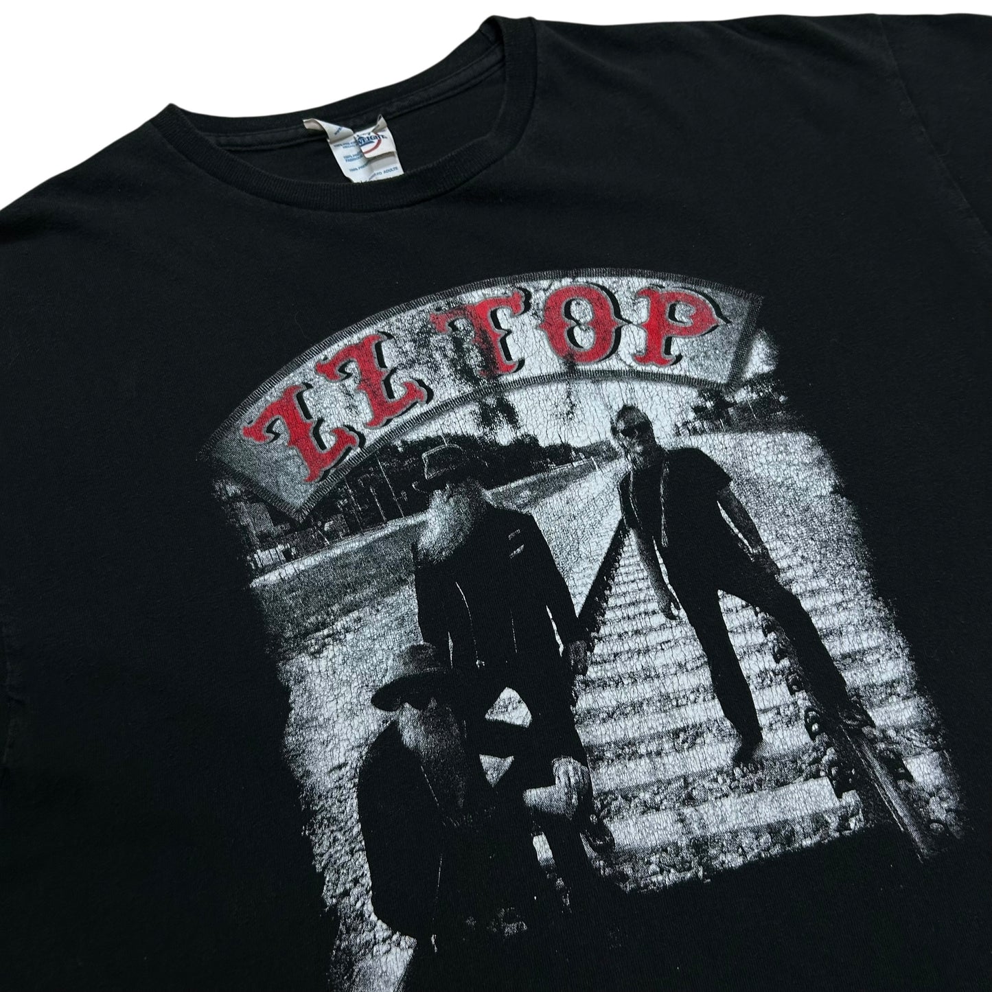 Modern ZZ Top Black Tour Graphic T-Shirt - Size XL (Fits L/XL)