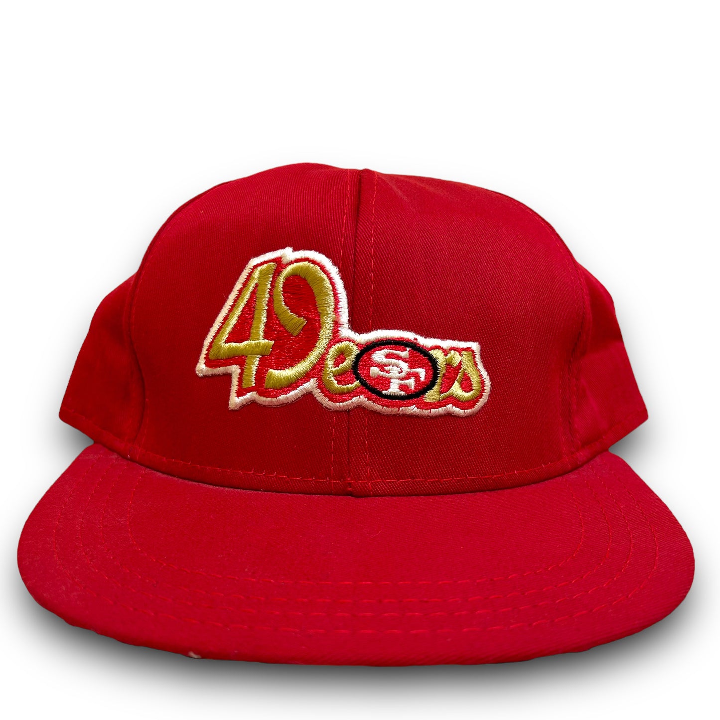 Vintage 1990s San Francisco 49ers Embroidered Red Snapback Hat