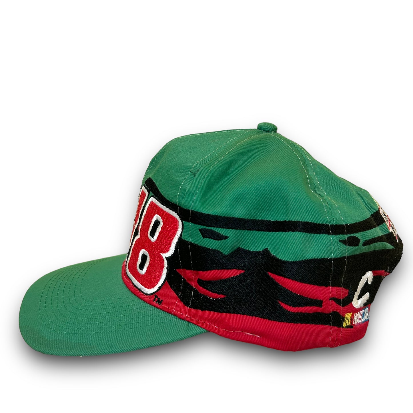 Vintage Y2K Interstate Batteries Racing Bobby Labonte #18 Green Embroidered Splash Style Snapback Hat