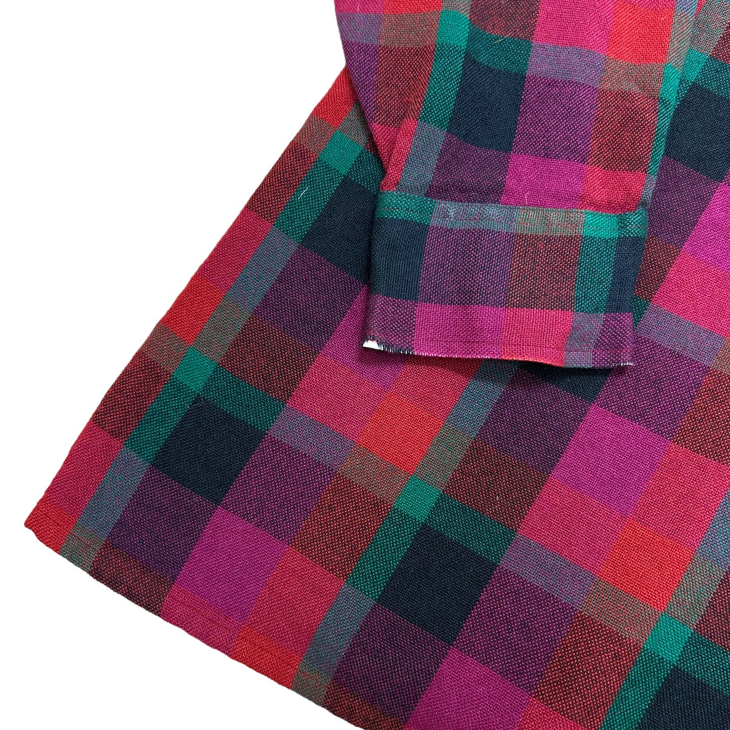Vintage 1990s “Winterweight” By Van Heusen Red/Purple Flannel Shirt - Size Medium (Fits L/XL)