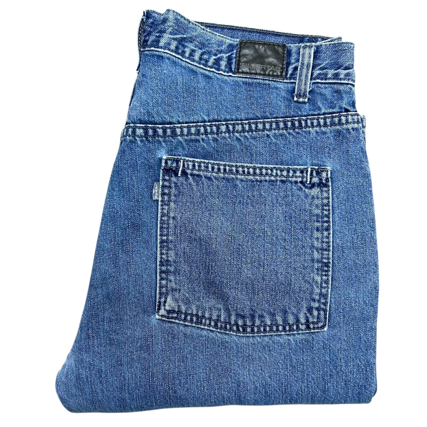 Vintage 1990s Levi’s Silvertab Medium Wash Regular Fit Jeans - Size 33” x 30”