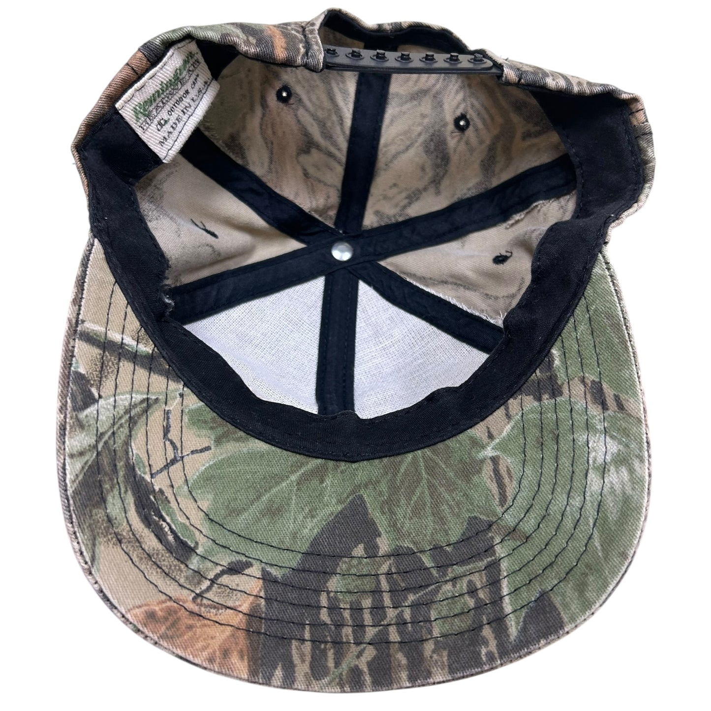 Vintage 1990s Remington Country Realtree Camo Snapback Hat - One Size