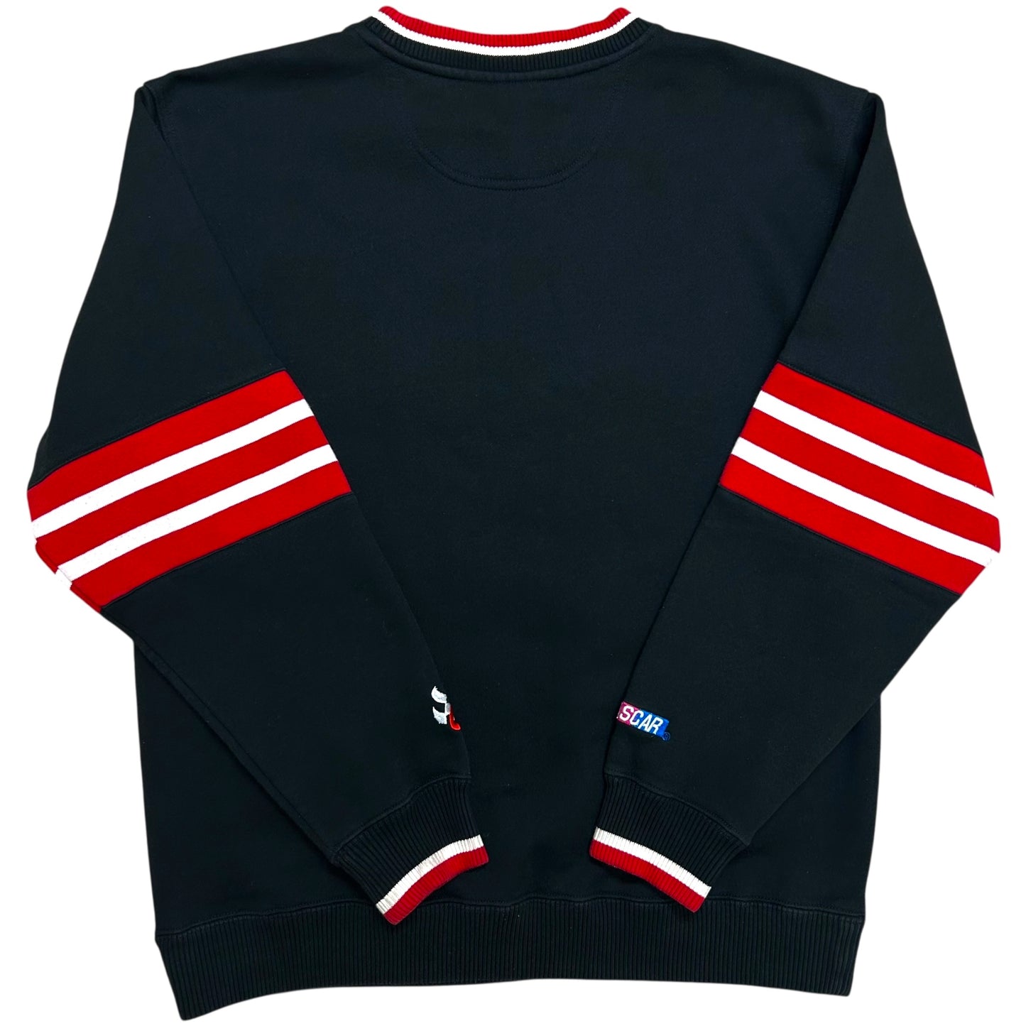 Late 2000s Chase Authentics Dale Earnhardt Sr. Black/Red Crewneck Sweatshirt - Size Medium (Fits M/L)