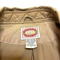 Vintage 1980s Banana Republic Tan Suede Bomber Jacket - Size Large