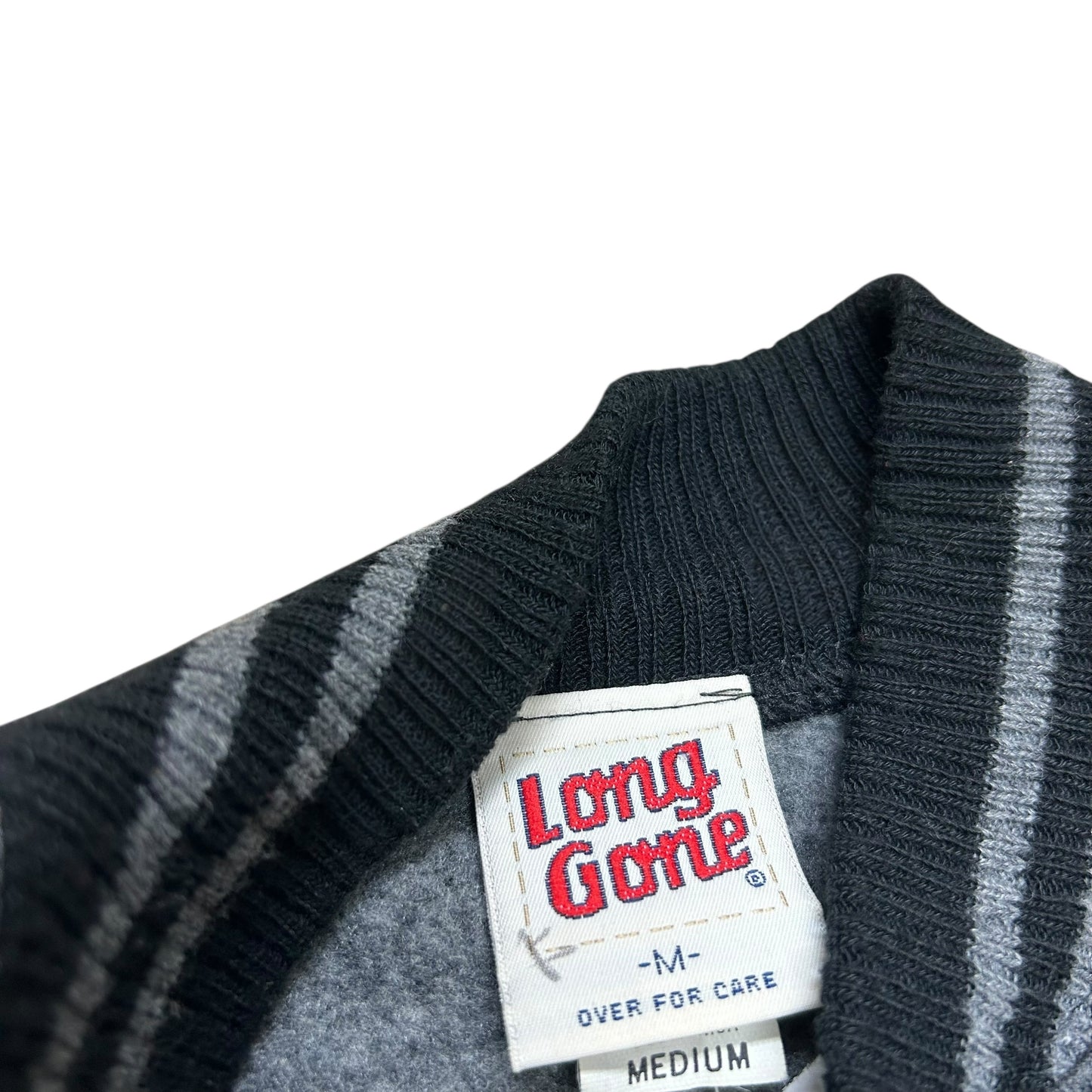 Vintage 1990s Chicago Bears 1940 World Champs Black/Grey Varsity Jacket - Size Medium (Fits M/L)