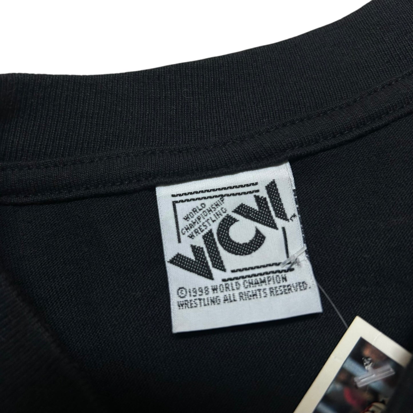 Vintage 1990s WCW Goldberg “Fear The Spear” Black Graphic T-Shirt - Size Large