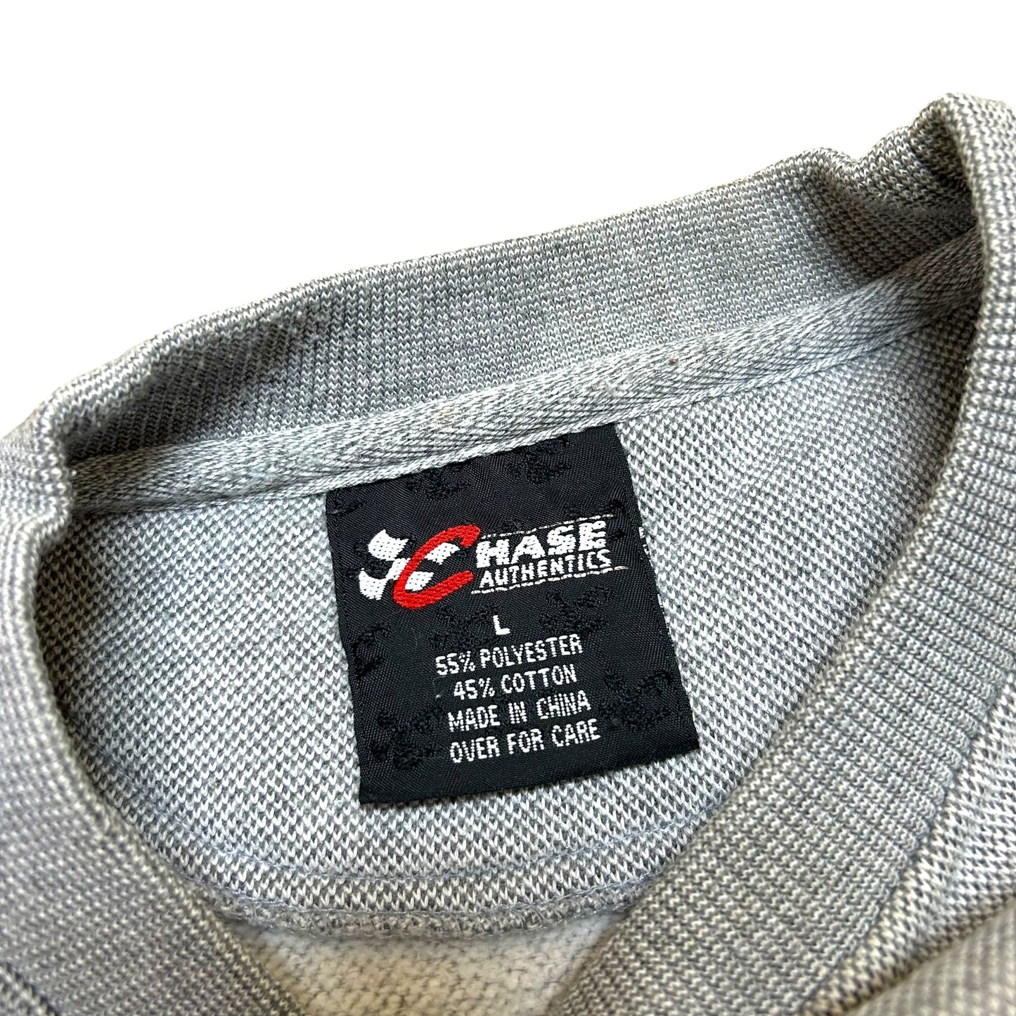 Mid-2000s Chase Authentics Rusty Wallace Miller Lite Racing Grey Crewneck Sweatshirt - Size Large (Fits XL)