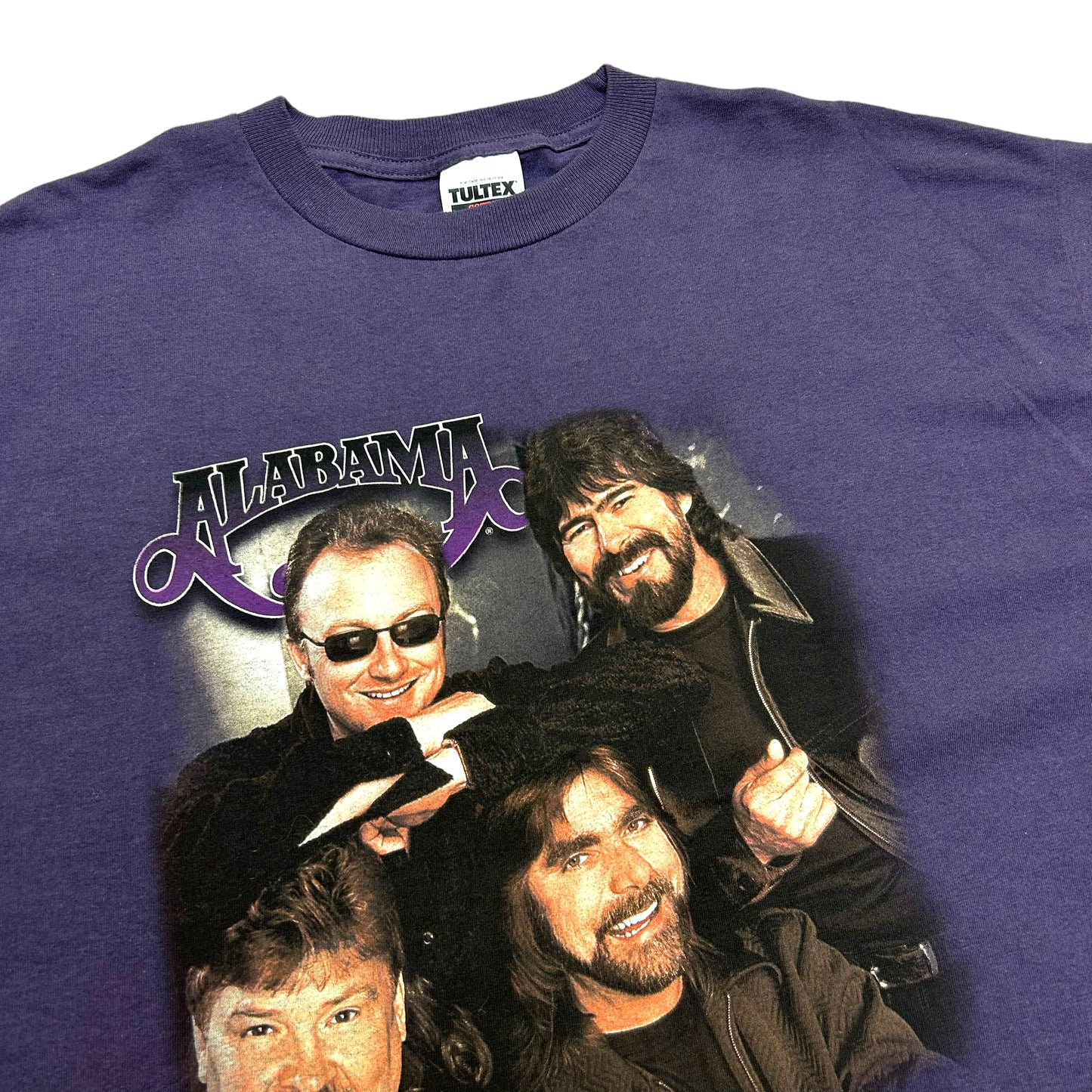 Vintage 1990s Alabama “Country Group Of The Century” Purple Graphic T-Shirt - Size XL (Boxy Fit)
