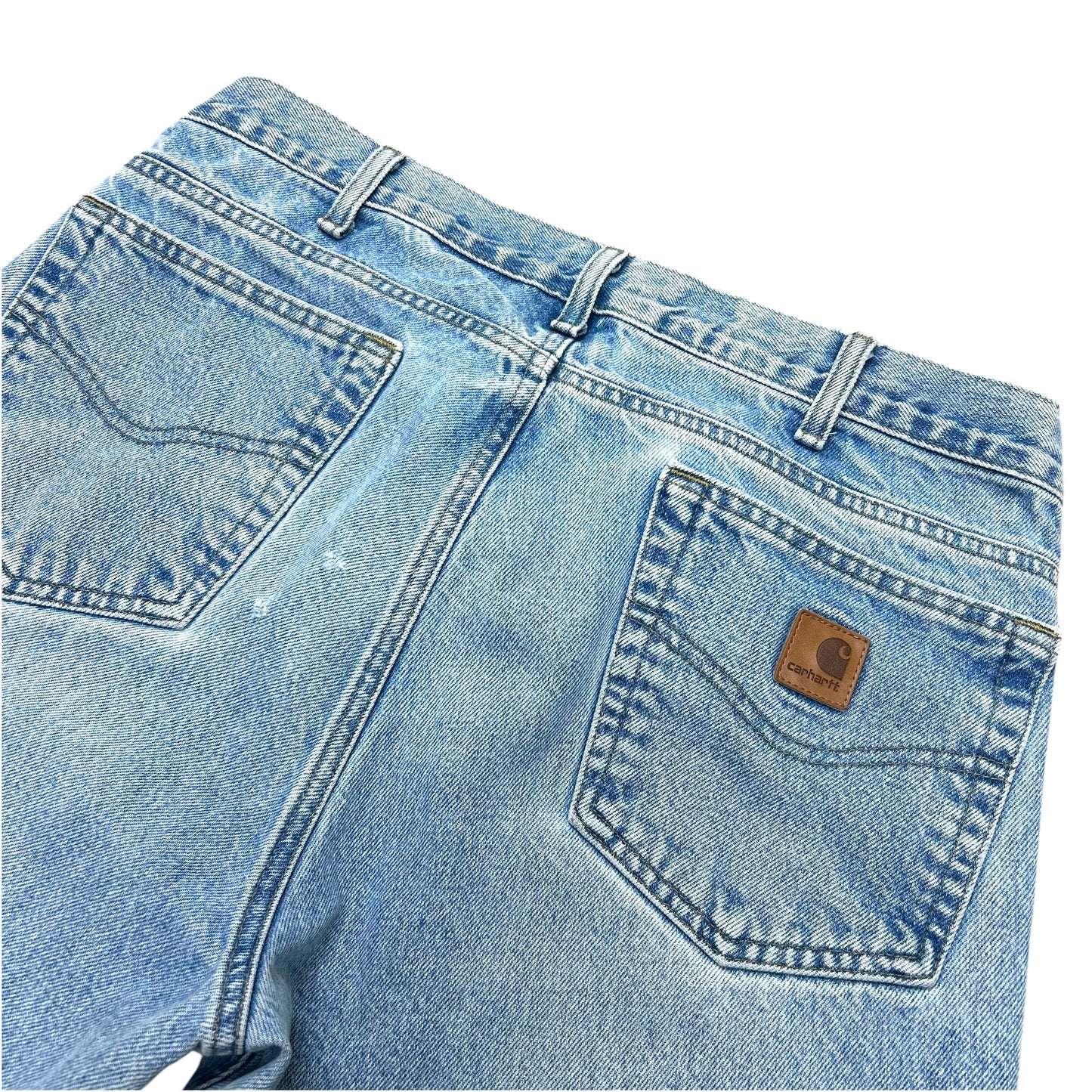Mid-2010s Carhartt Light Wash Traditional Fit Jeans - Size 34” x 30”