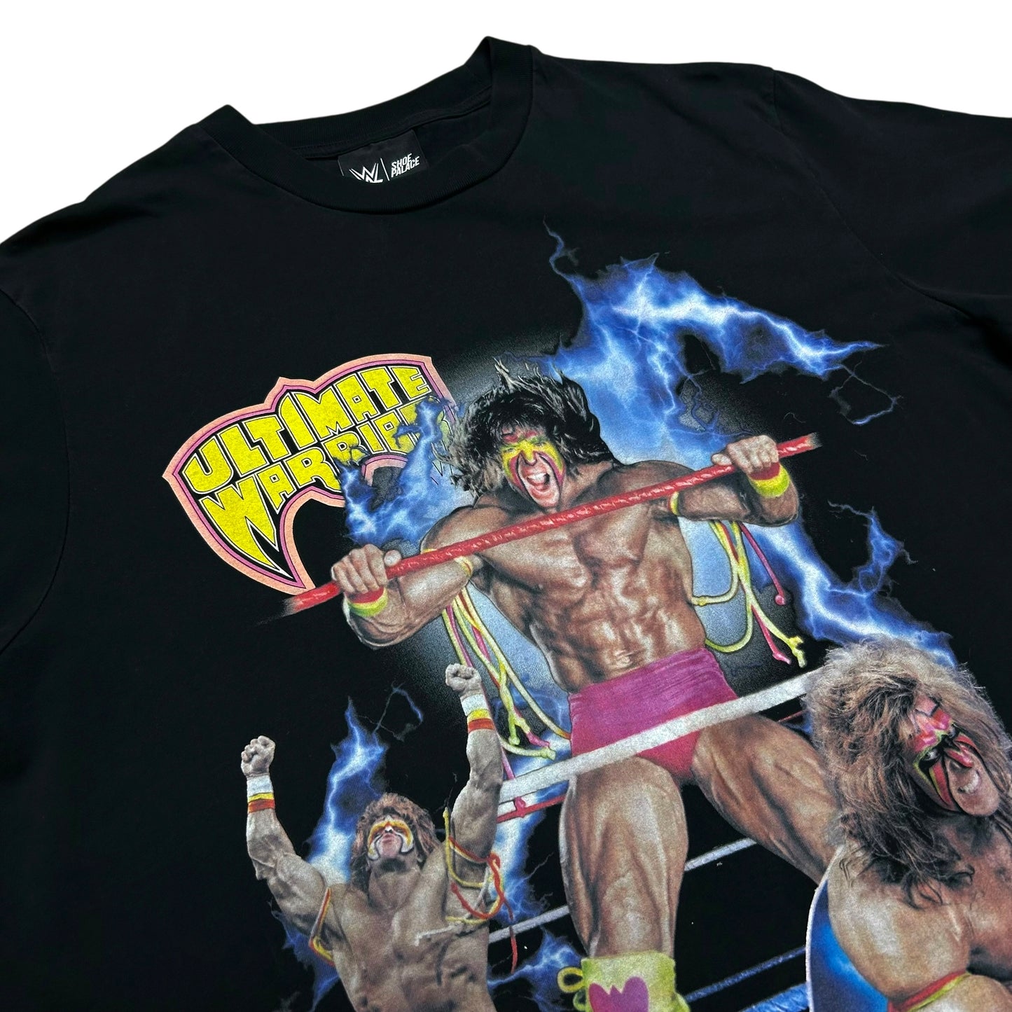 Modern Shoe Palace x WWE Ultimate Warrior Black Graphic T-Shirt - Size Large (Fits L/XL)
