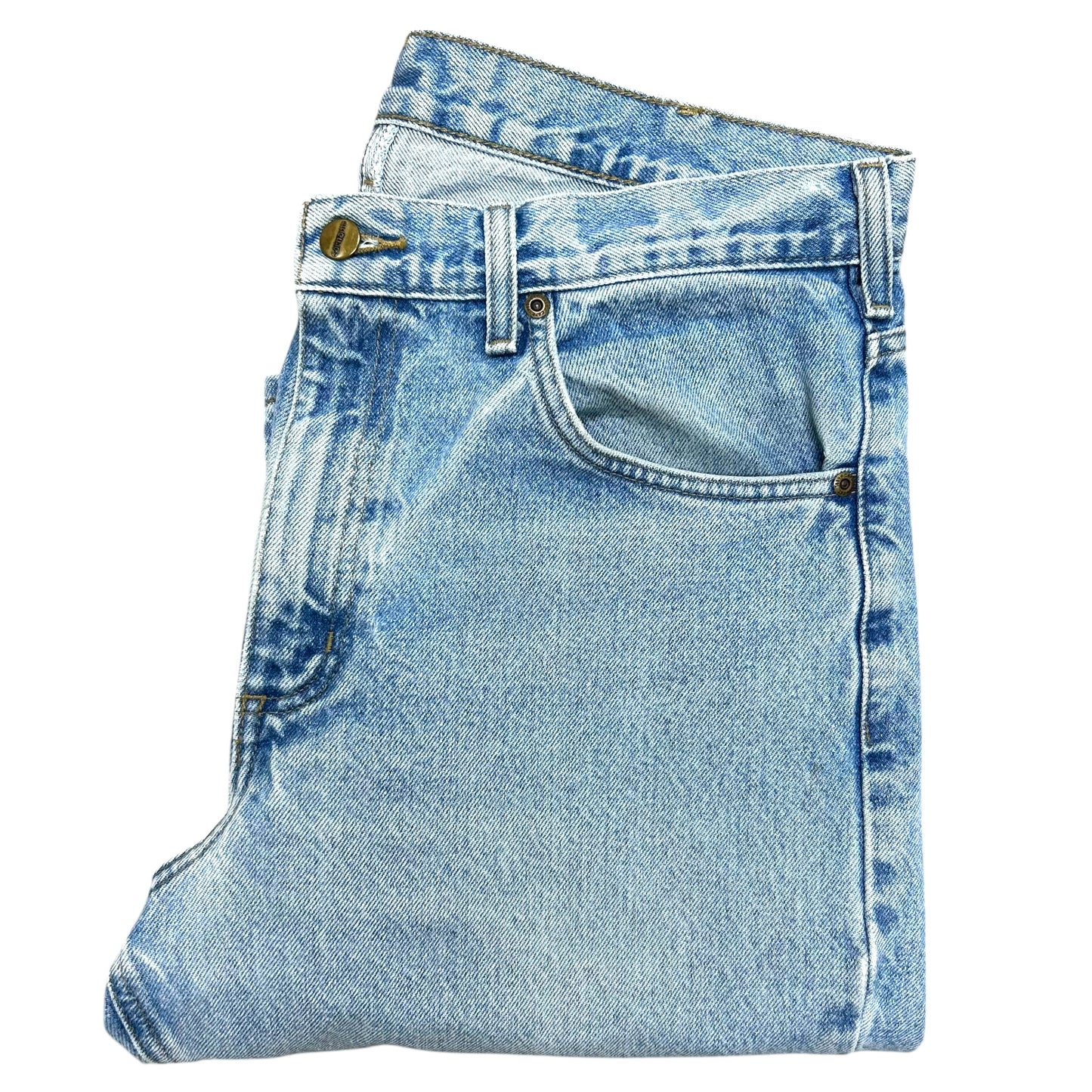 Mid-2010s Carhartt Light Wash Traditional Fit Jeans - Size 34” x 30”