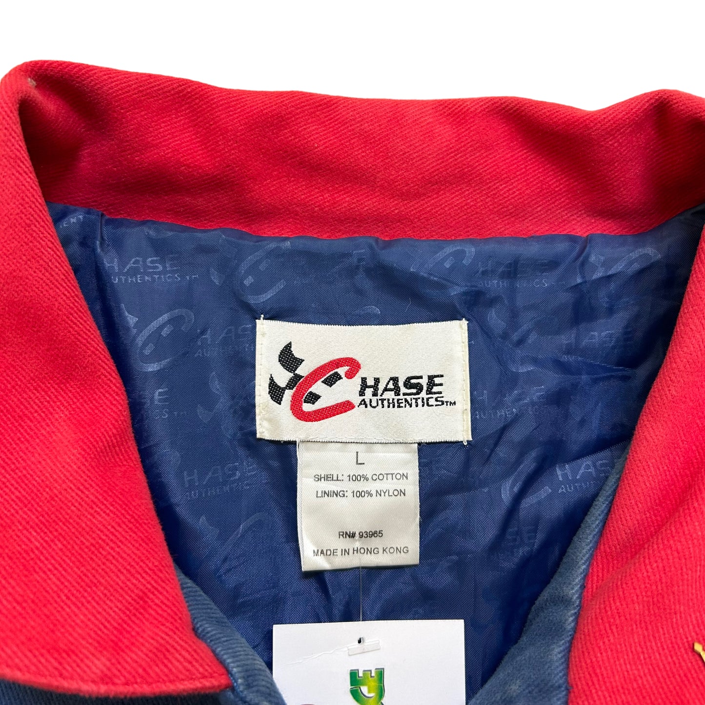 Vintage Y2K Dale Jarrett Ford Quality Care Racing Jacket - Size Large
