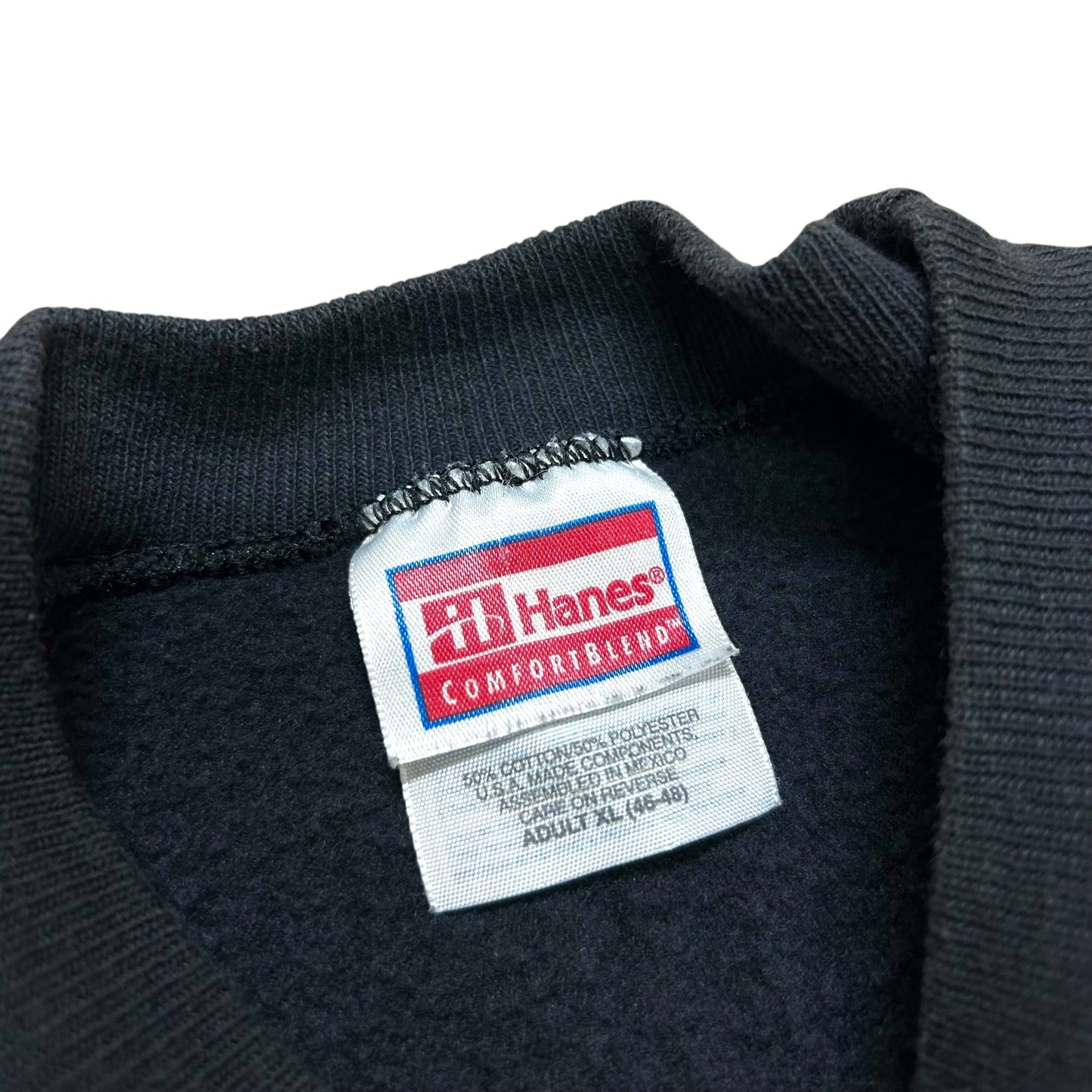 Vintage 1990s Sacramento Kings Black Crewneck Sweatshirt - Size XL