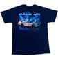 Mid-2000s Dale Earnhardt Jr. “Support The Troops” Navy Blue Racing Graphic T-Shirt - Size Large
