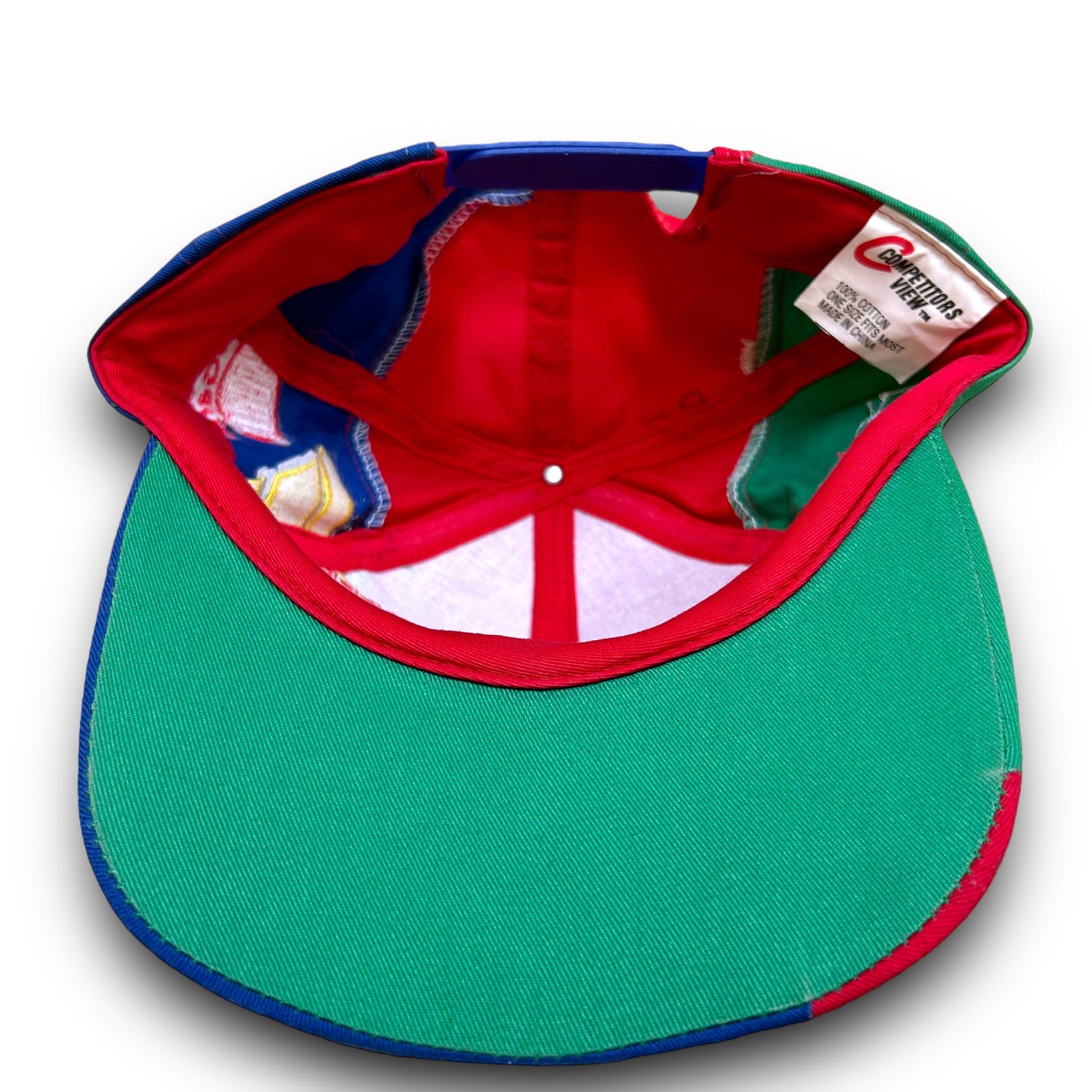 Vintage 1990s NASCAR 50th Anniversary Jeff Gordon Embroidered Color-Block Snapback Hat