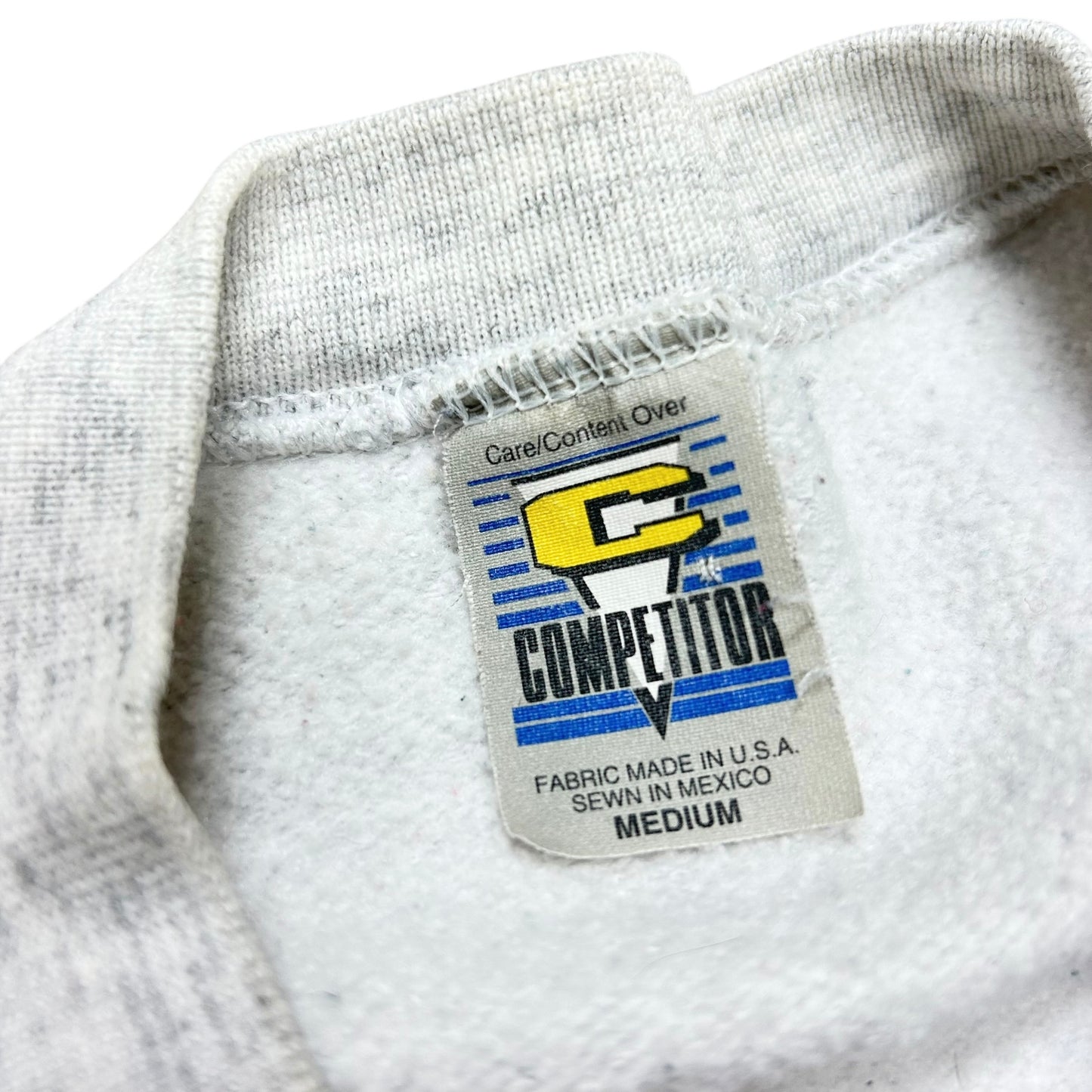 Vintage 1990s New England Patriots Grey Crewneck Sweatshirt - Size Medium (Fits Small)