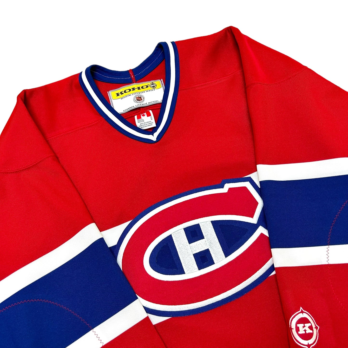 Vintage 1990s KOHO Montreal Canadiens Red Hockey Jersey - Size Medium (Fits M/L)