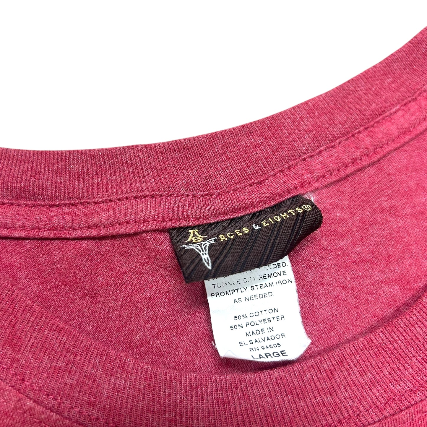 Mid-2000s Rolling Stones Red Over-Dyed Graphic T-Shirt Size Large (Fits Medium)