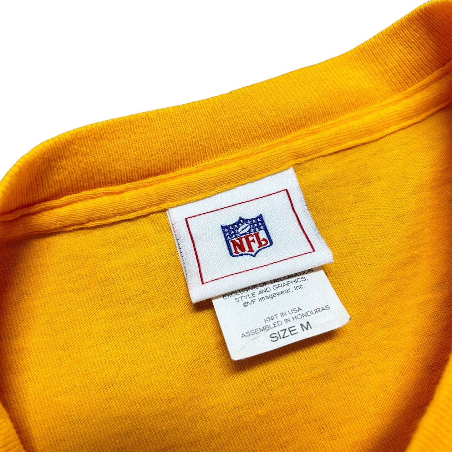Mid-2000s Pittsburgh Steelers Yellow Graphic T-Shirt - Size Medium