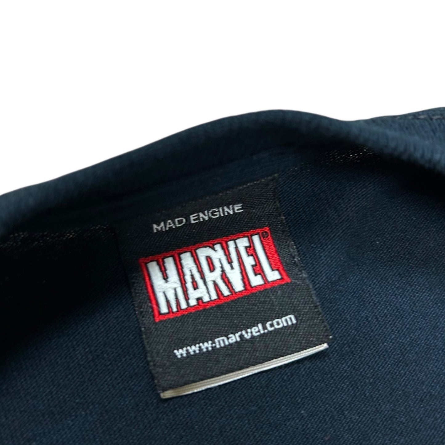 Early 2000s Marvel Mad Engine Black Graphic T-Shirt - Size Large (Boxy Fit)