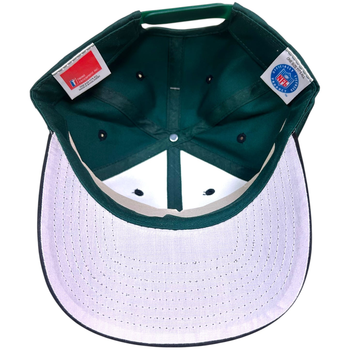 NWT Early 2000s New York Jets Green/Black Snapback Hat - One Size
