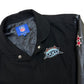Y2K Jeff Hamilton Super Bowl XXXIX (39) Wool Leather Embroidered Black Varsity Style Jacket - Size Large
