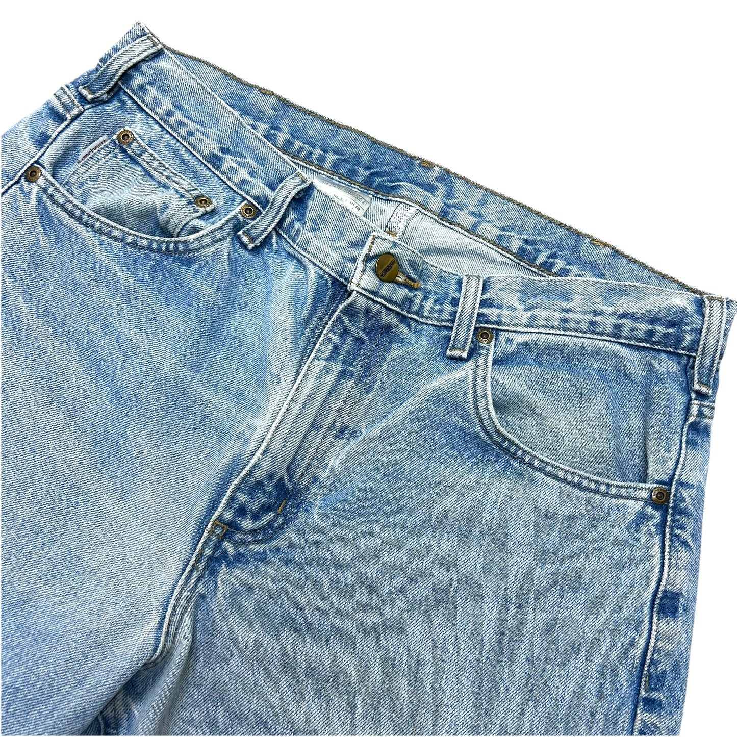 Mid-2010s Carhartt Light Wash Traditional Fit Jeans - Size 34” x 30”