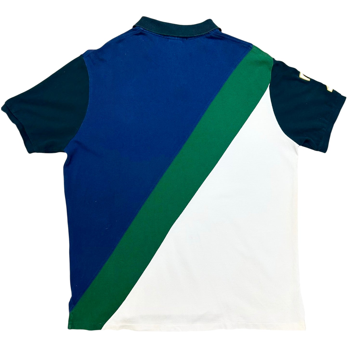 Late 2000s Polo Ralph Lauren “Blackwatch” White/Green/Blue Collared Shirt - Size XL