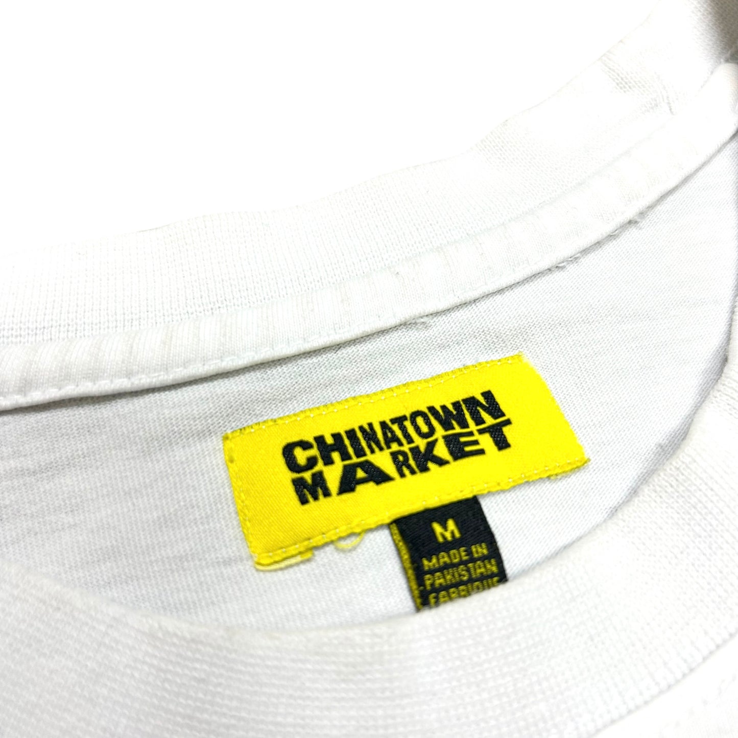 Modern Chinatown Market Camel White Graphic T-Shirt - Size Medium