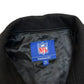 Y2K Jeff Hamilton Super Bowl XXXIX (39) Wool Leather Embroidered Black Varsity Style Jacket - Size Large
