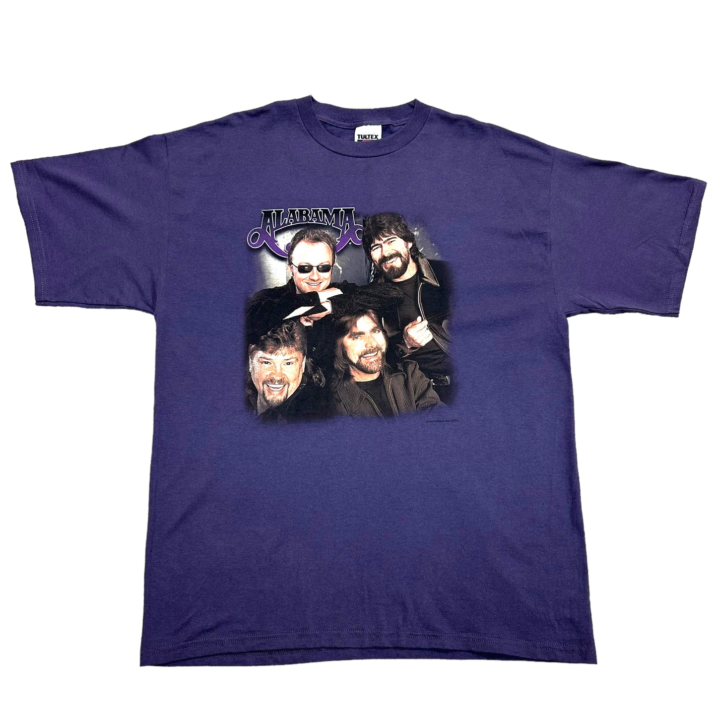 Vintage 1990s Alabama “Country Group Of The Century” Purple Graphic T-Shirt - Size XL (Boxy Fit)