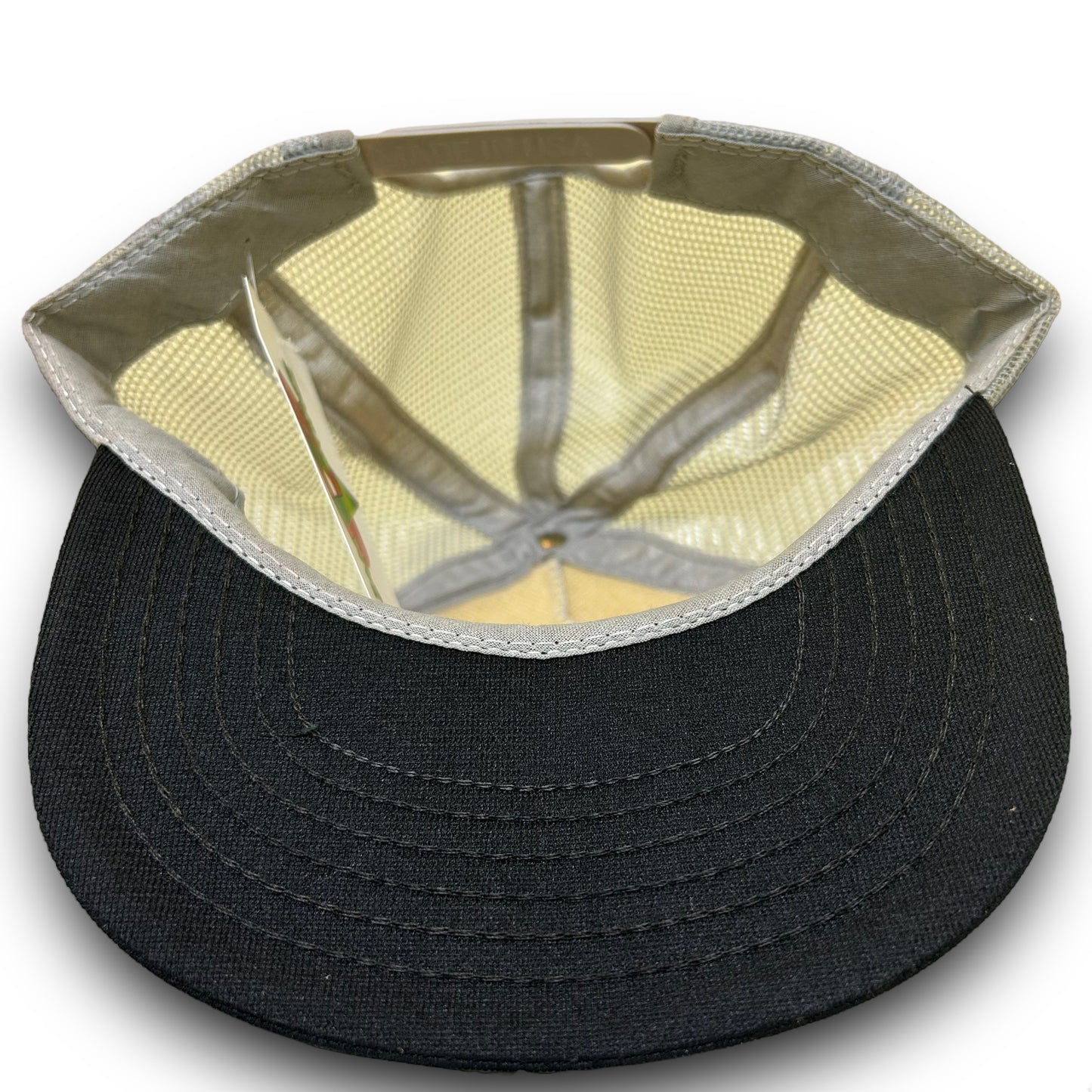 Vintage 1990s Luck Bros Inc. Grey/Black Trucker Style Snapback Hat