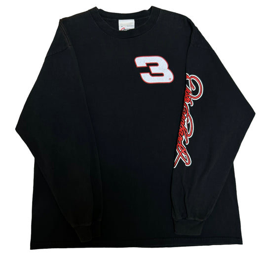 Vintage Y2K Dale Earnhardt Sr. “The Intimidator” Black Long Sleeve Shirt - Size XL