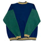 Vintage 1990s “Classic Mickey Mouse” Navy Blue Color-Block Crewneck Sweatshirt - Size XL