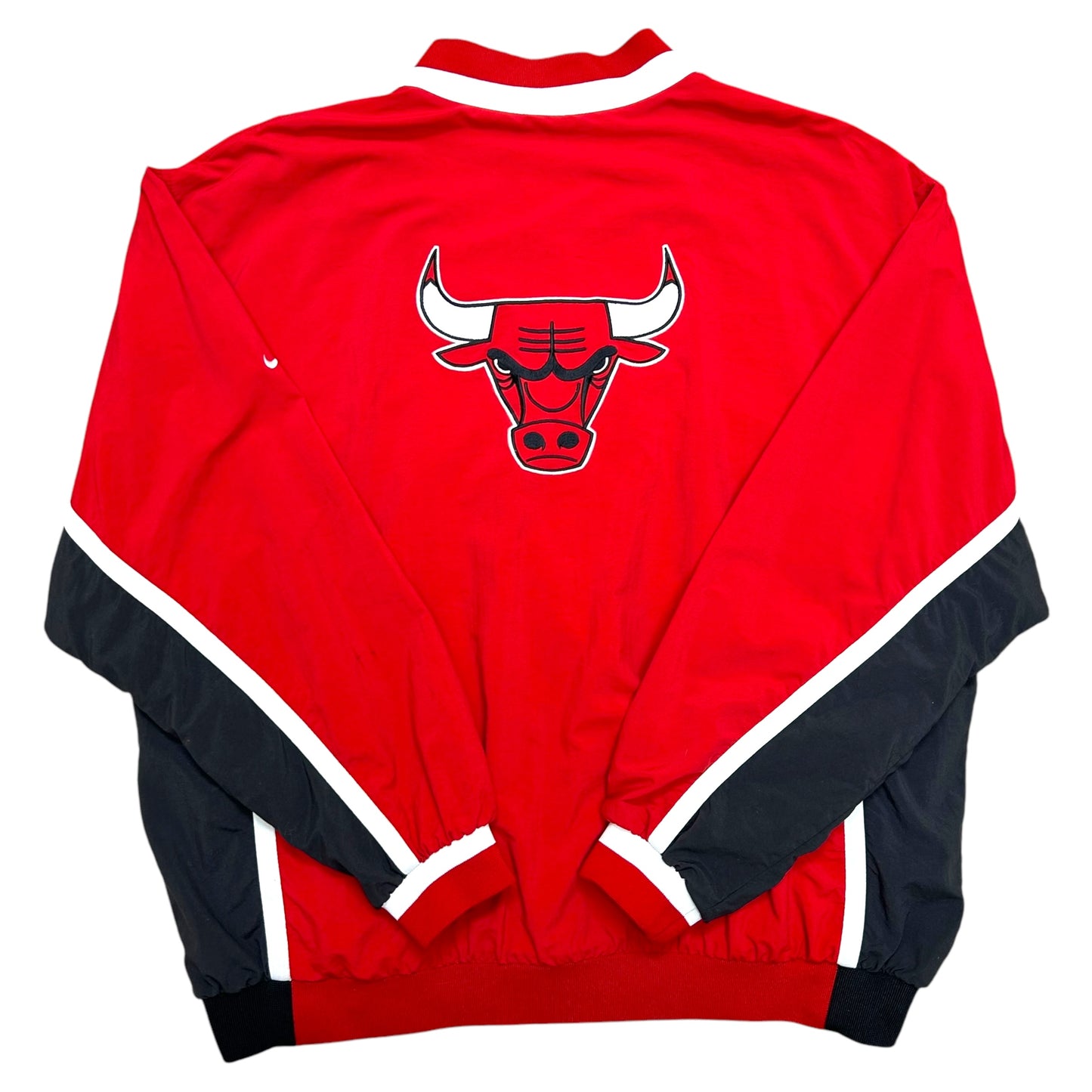Vintage 1990s Nike/Chicago Bulls Red Warm-Up Jacket - Size XXL