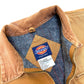 Vintage 1990s Dickies Tan Blanket Lined Full-Zip Chore Jacket - Size XL