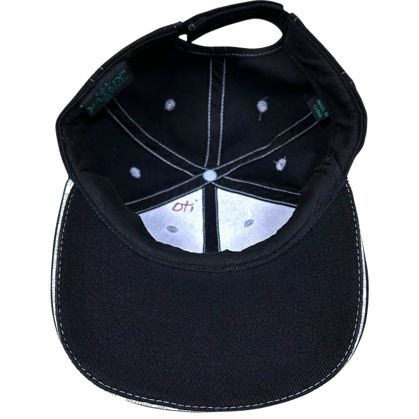 Early 2000s The Matrix Reloaded Black Movie Promo Snapback - One Size