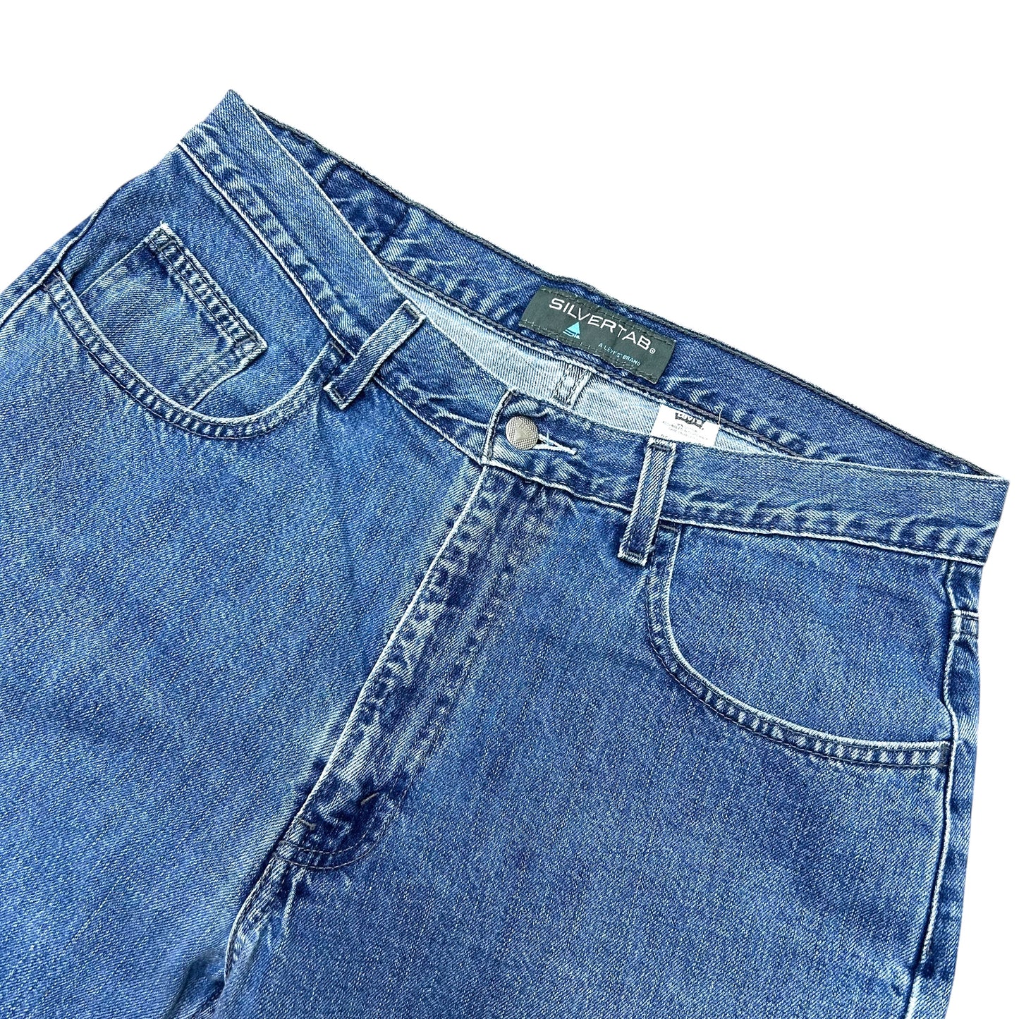 Vintage 1990s Levi’s Silvertab Medium Wash Regular Fit Jeans - Size 33” x 30”