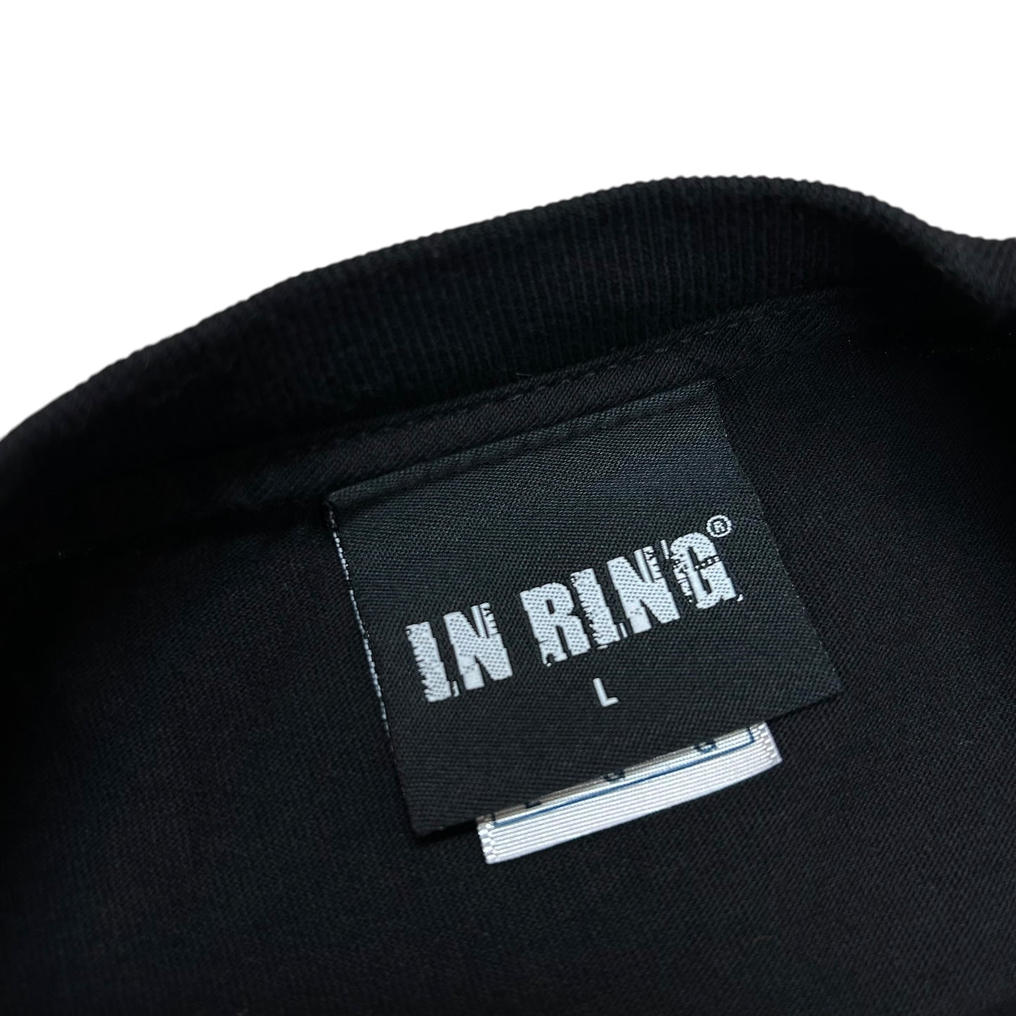 Mid-2000s “In Ring” Leon Spinks Black Boxing Graphic T-Shirt - Size Large