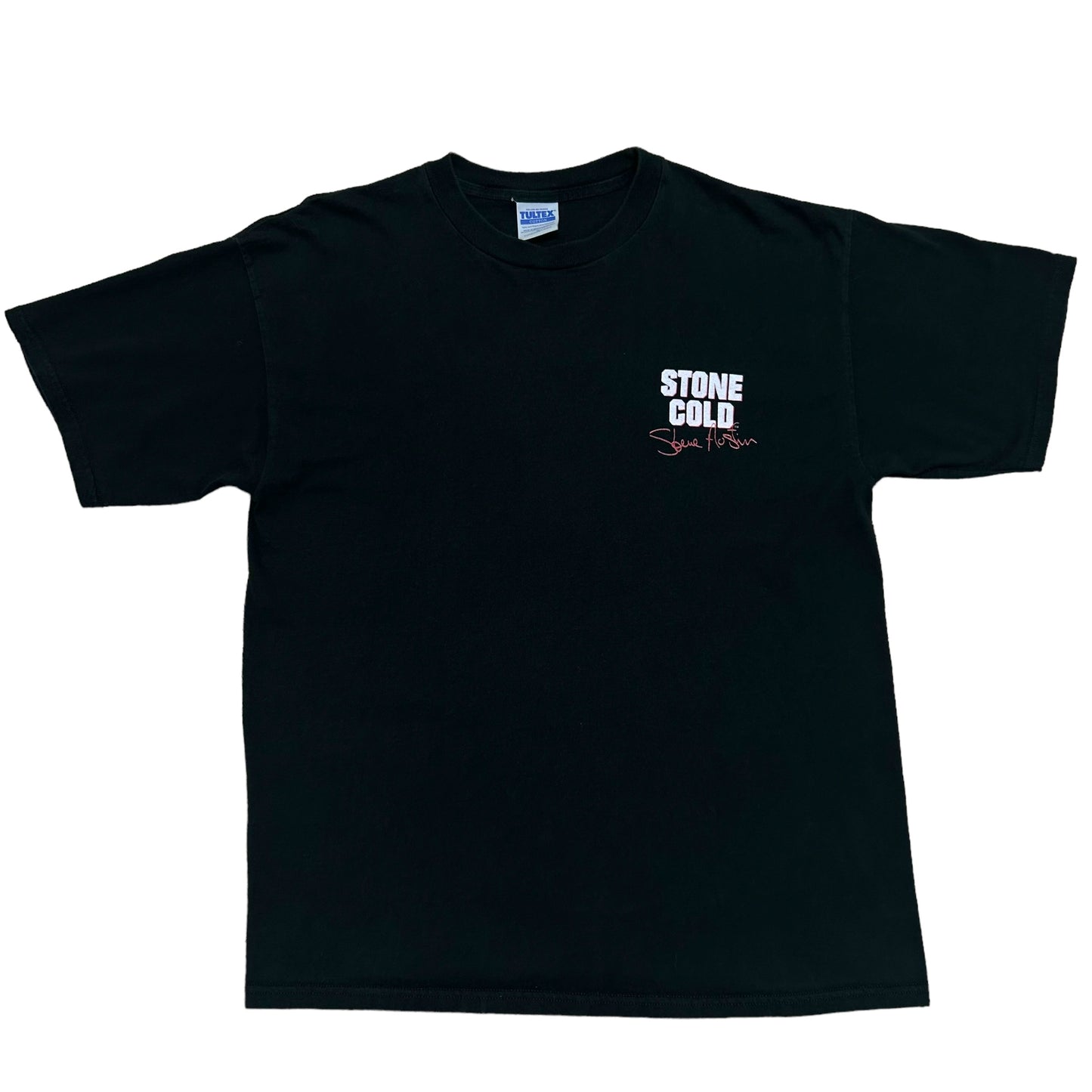 Vintage 1990s WWF Stone Cold Steve Austin “The Rattlesnake” Black Graphic T-Shirt - Size XL