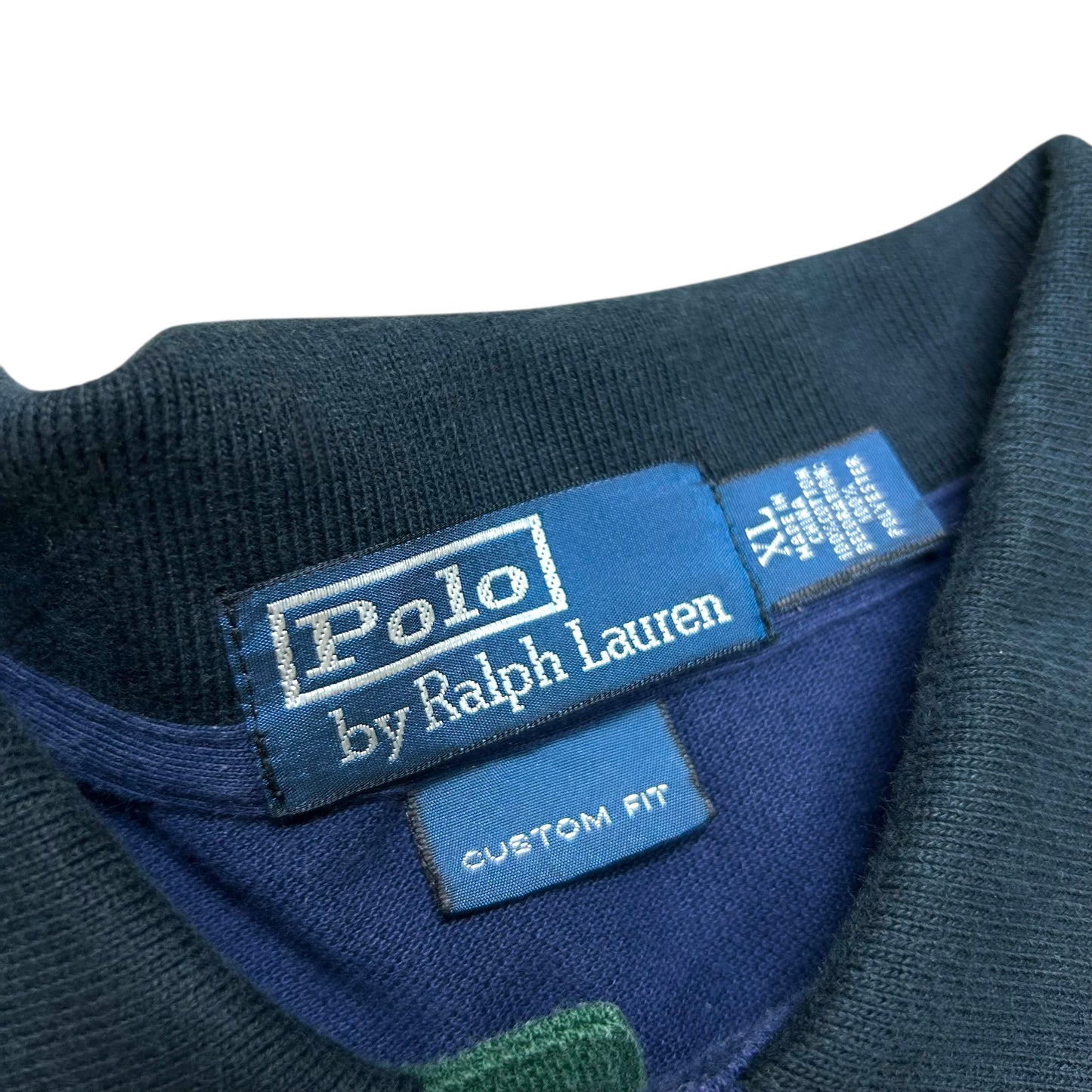 Late 2000s Polo Ralph Lauren “Blackwatch” White/Green/Blue Collared Shirt - Size XL