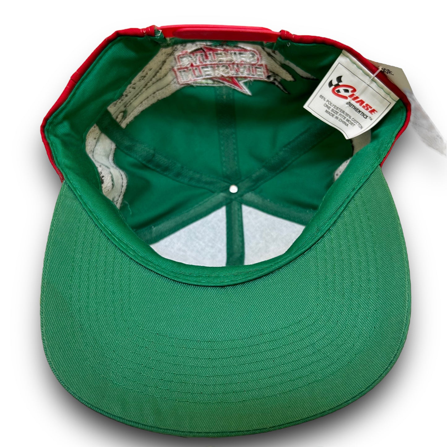 Vintage Y2K Interstate Batteries Racing Bobby Labonte #18 Green Embroidered Splash Style Snapback Hat