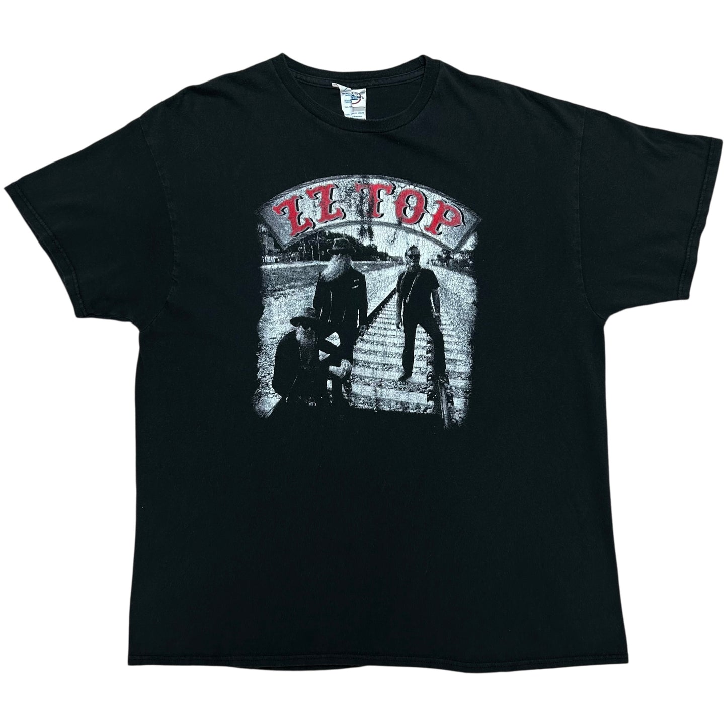 Modern ZZ Top Black Tour Graphic T-Shirt - Size XL (Fits L/XL)