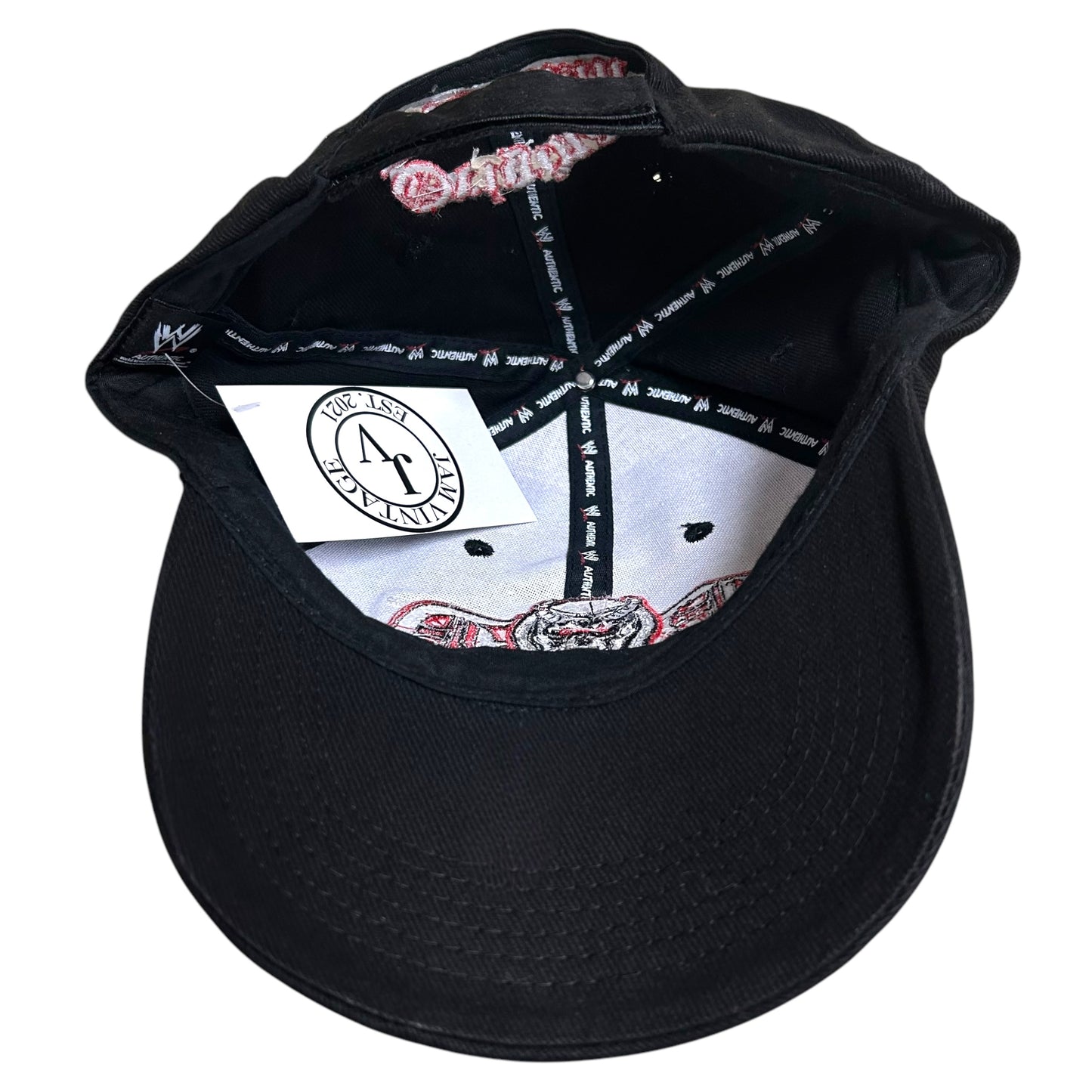 Mid-2000s The Undertaker/WWE “Original Deadman” Black Strapback Hat - One Size