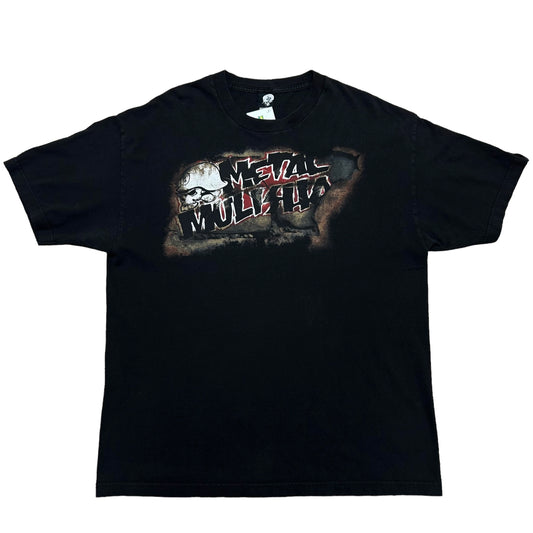 Vintage Y2K Metal Mulisha MX Black Graphic T-Shirt - Size XL