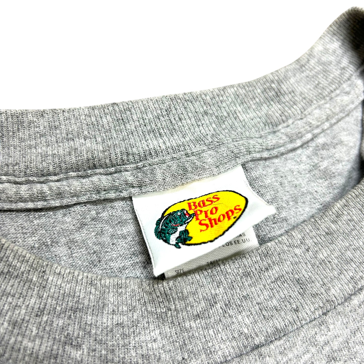 Early 2000s Bass Pro Shops Hunting Classic Grey Graphic T-Shirt - Size XL (Boxy Fit)