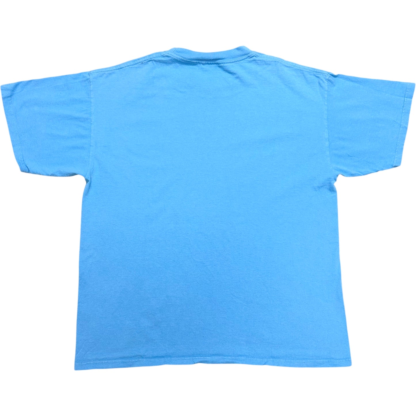 Early 2000s Nike Powder Blue/White Center Swoosh Graphic T-Shirt - Size XL (Fits L/XL)