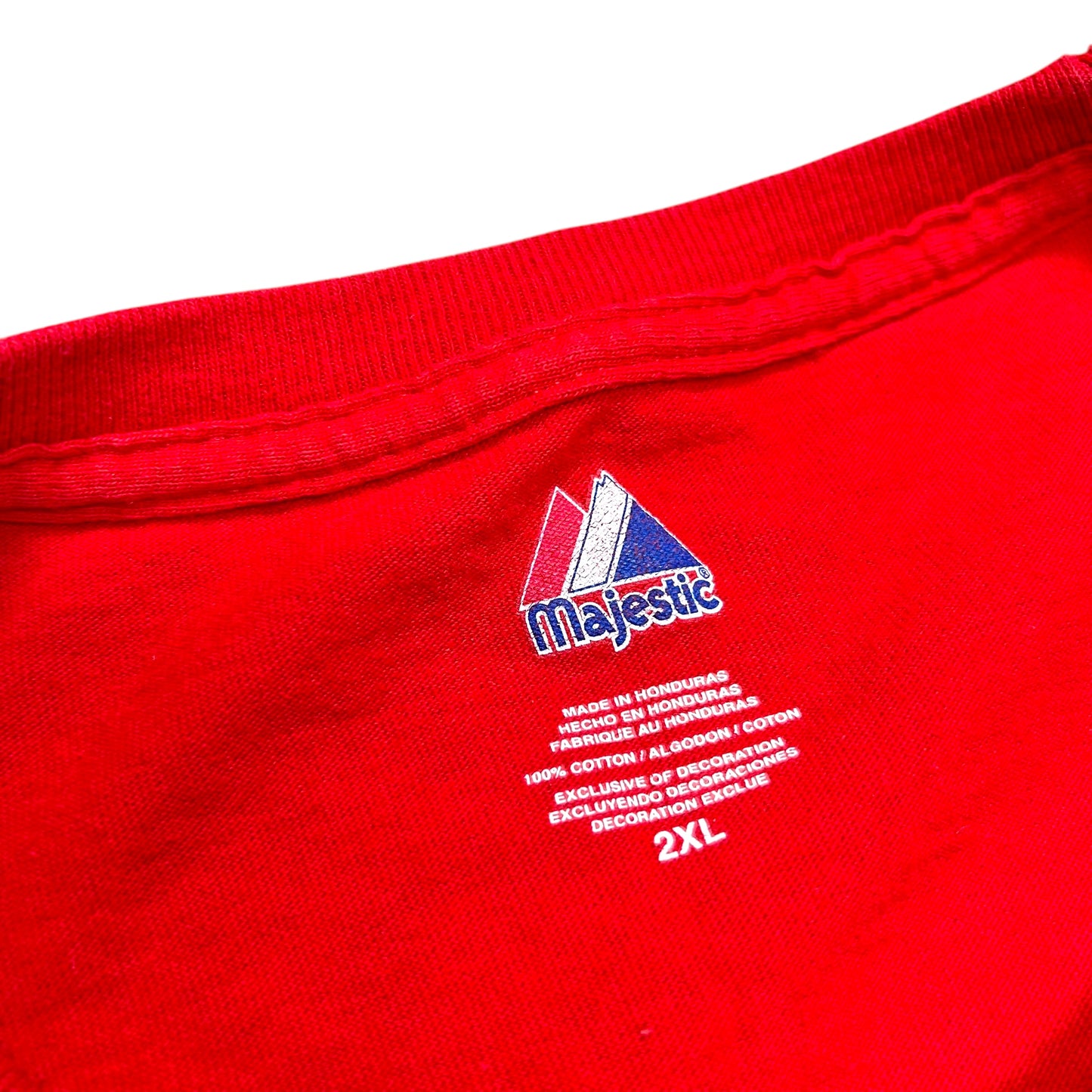 Late 2000s Majestic Montreal Canadiens Red Graphic T-Shirt - Size XXL