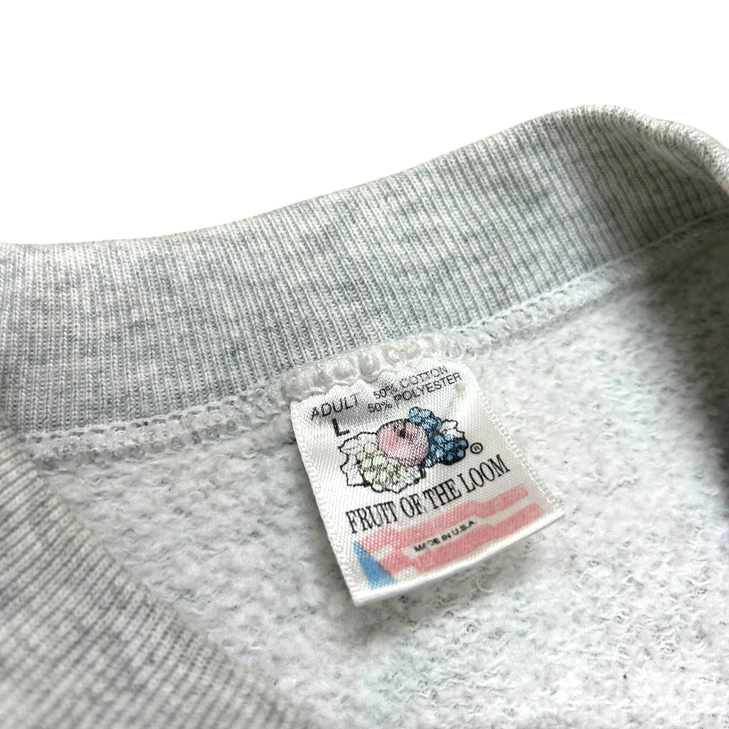 Vintage 1980s Seattle Washington Heather Grey Crewneck Sweatshirt- Size Large (Fits M/L)
